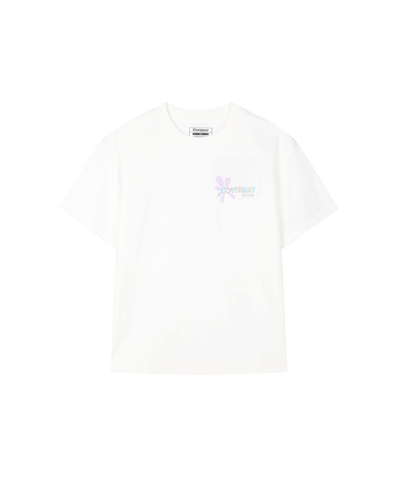 커버라이드 살라 반팔 티셔츠 화이트 CK2603ST19WH