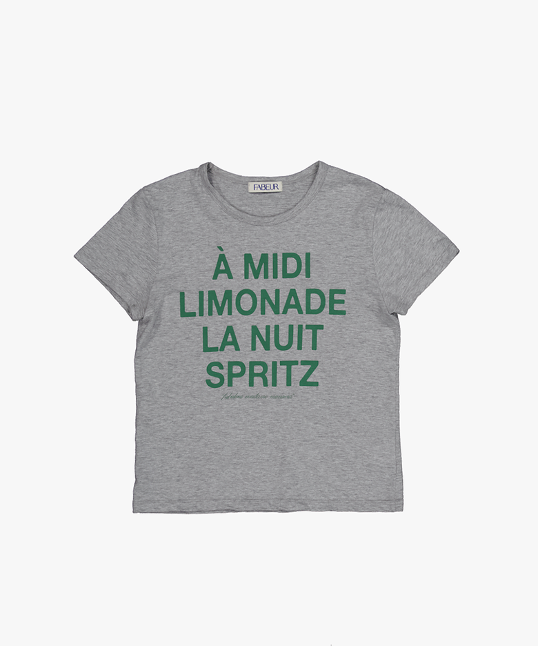 MADAME TYPO T-SHIRT (GREY)