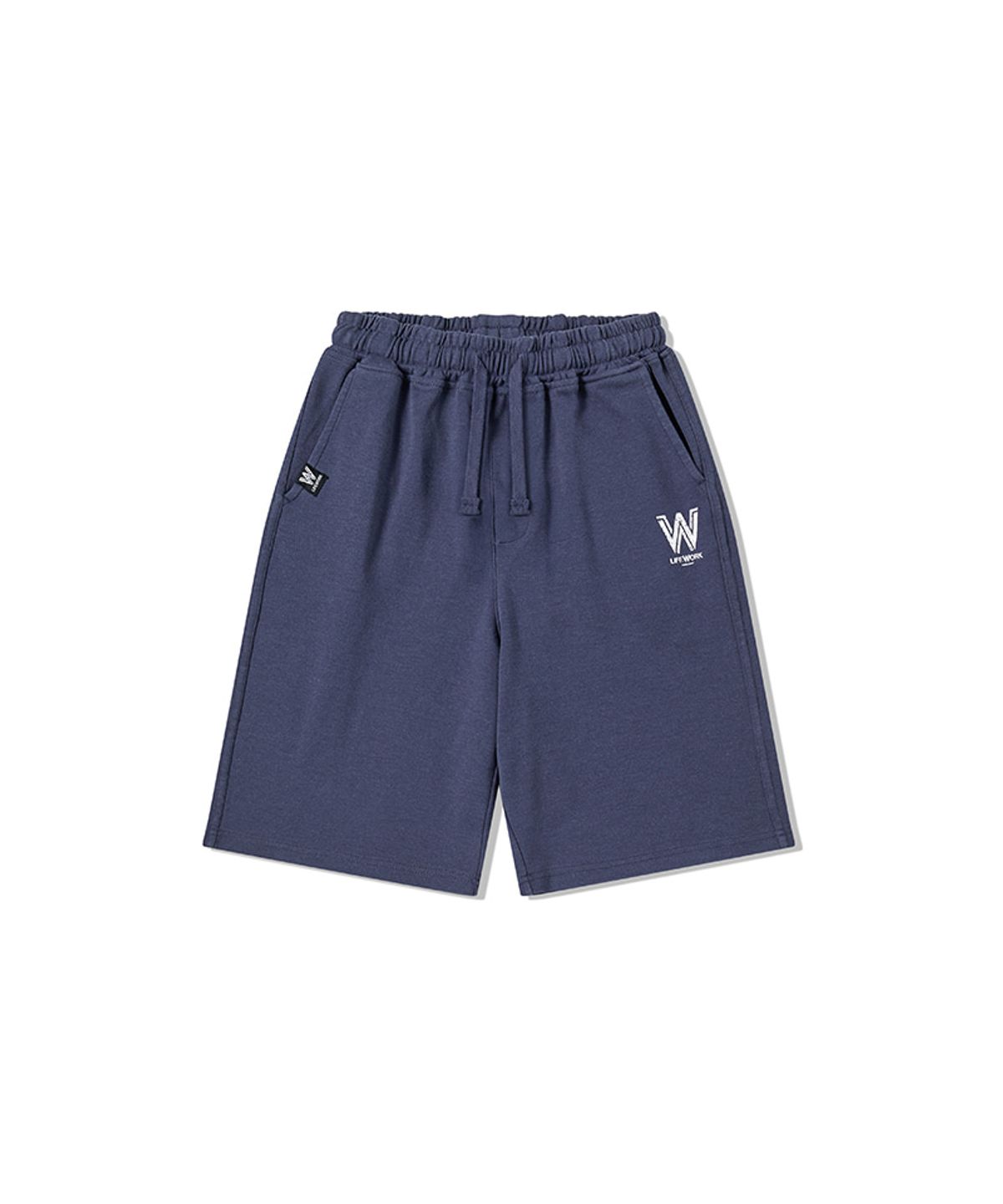 라이프워크 키즈(LIFEWORK KIDS) 기획) 키즈) 빈티지 워싱 W로고 숏 팬츠