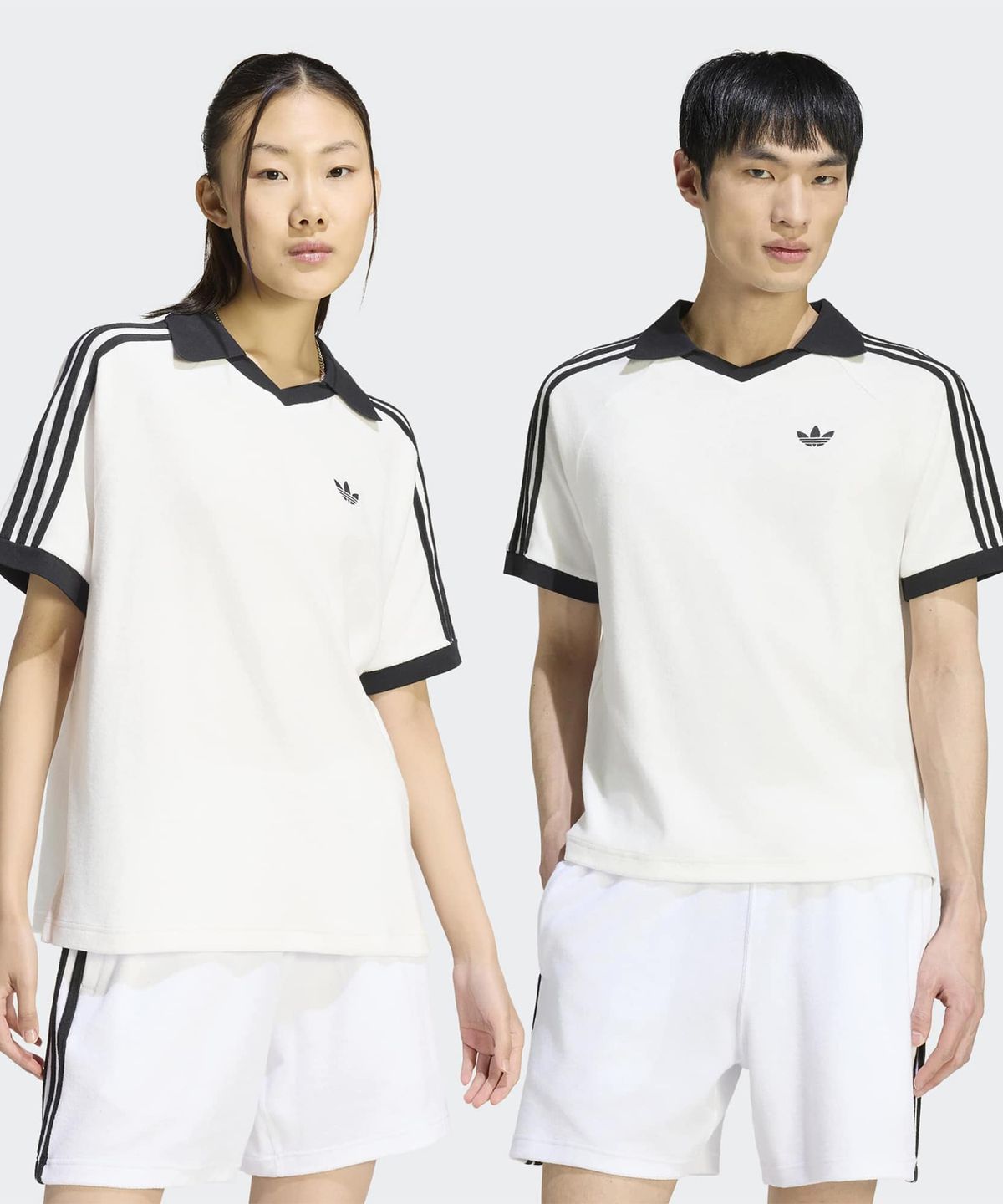 아디다스(ADIDAS) 테리 폴로 셔츠 - 클라우드화이트 / KW7399