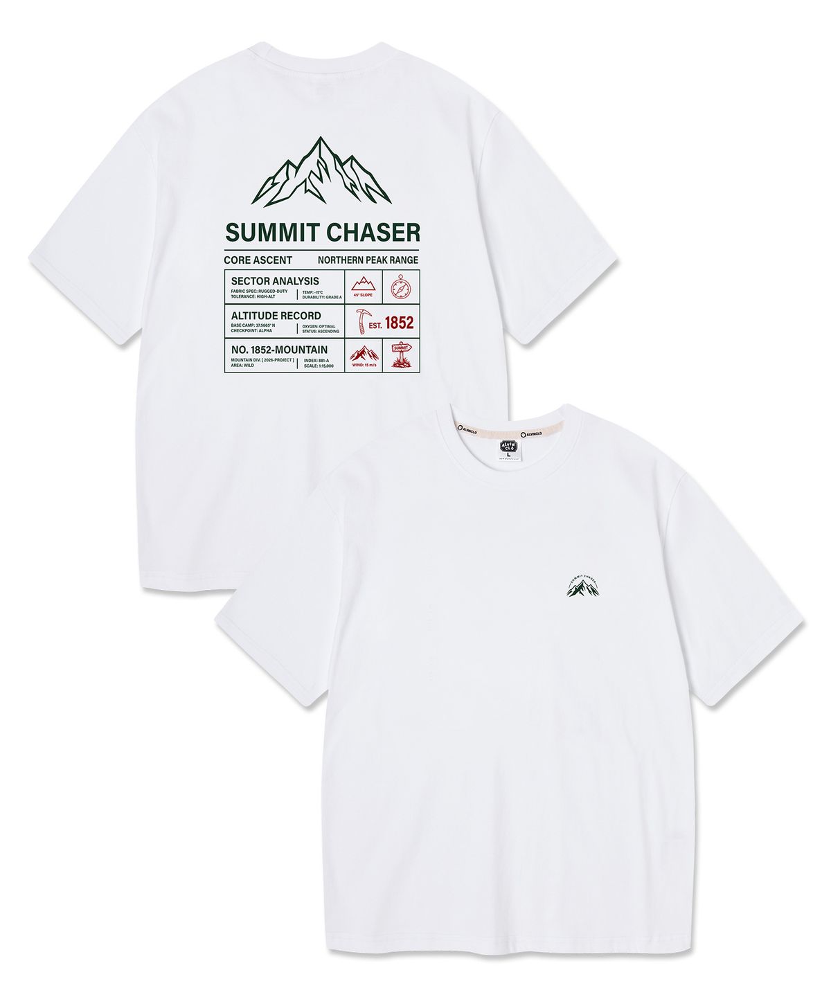 앨빈클로(ALVINCLO) SUMMIT CHASER 반팔티 AST3657 (3COLOR)