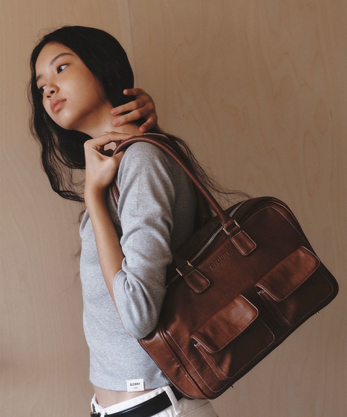 버던(VERDAN) Mardi Laptop Bag_brown