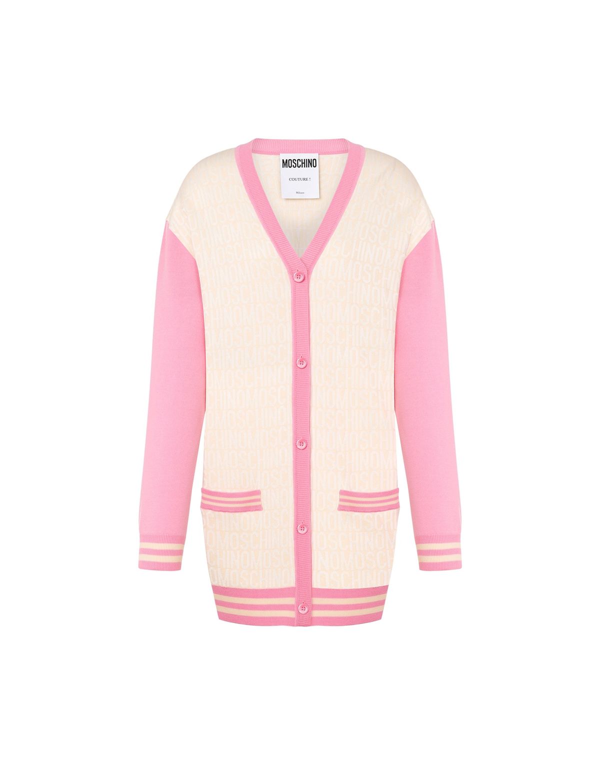 모스키노(MOSCHINO) 배색 가디건