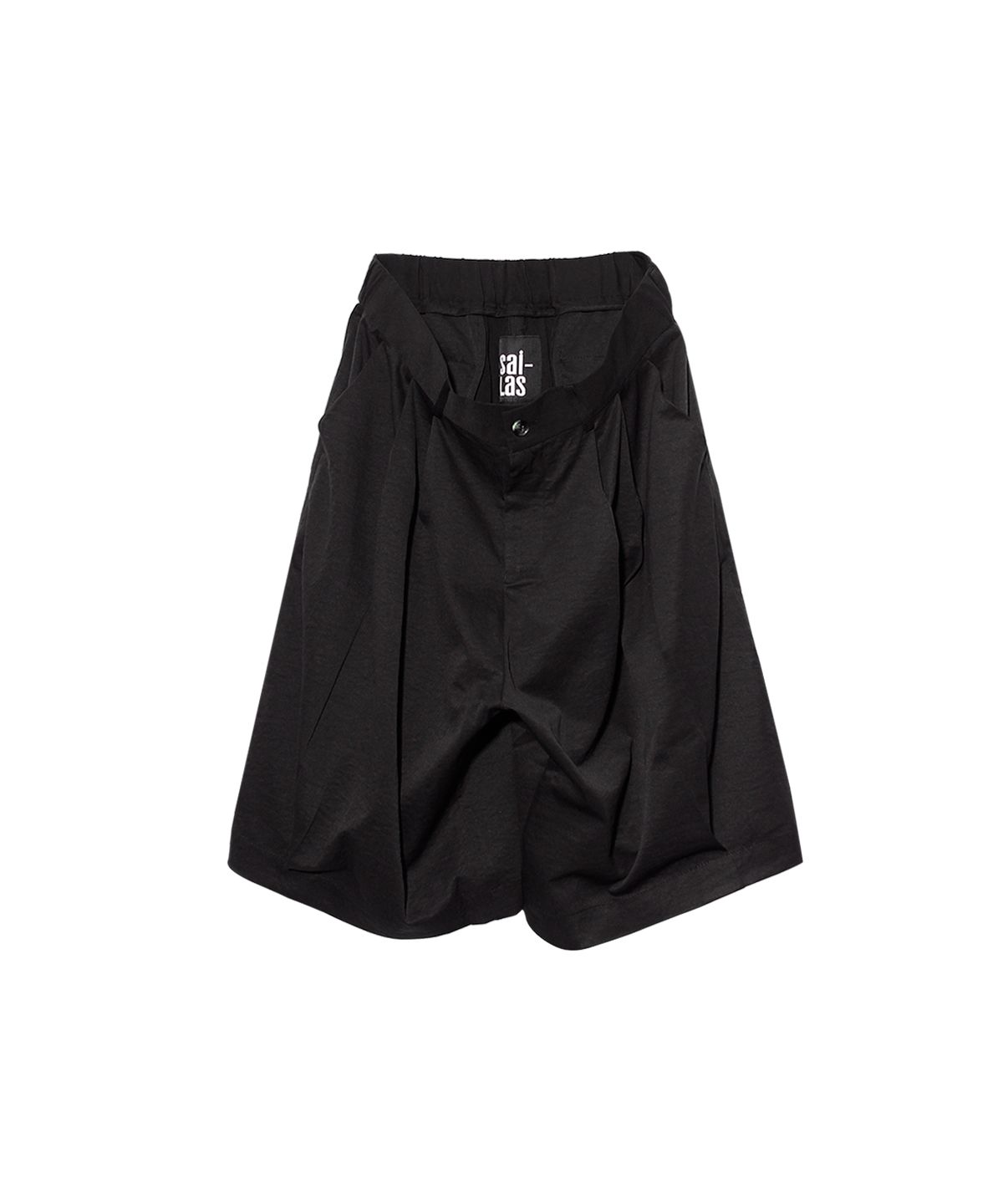 사일라스(SAILAS) P03 Pleats Shorts_BK