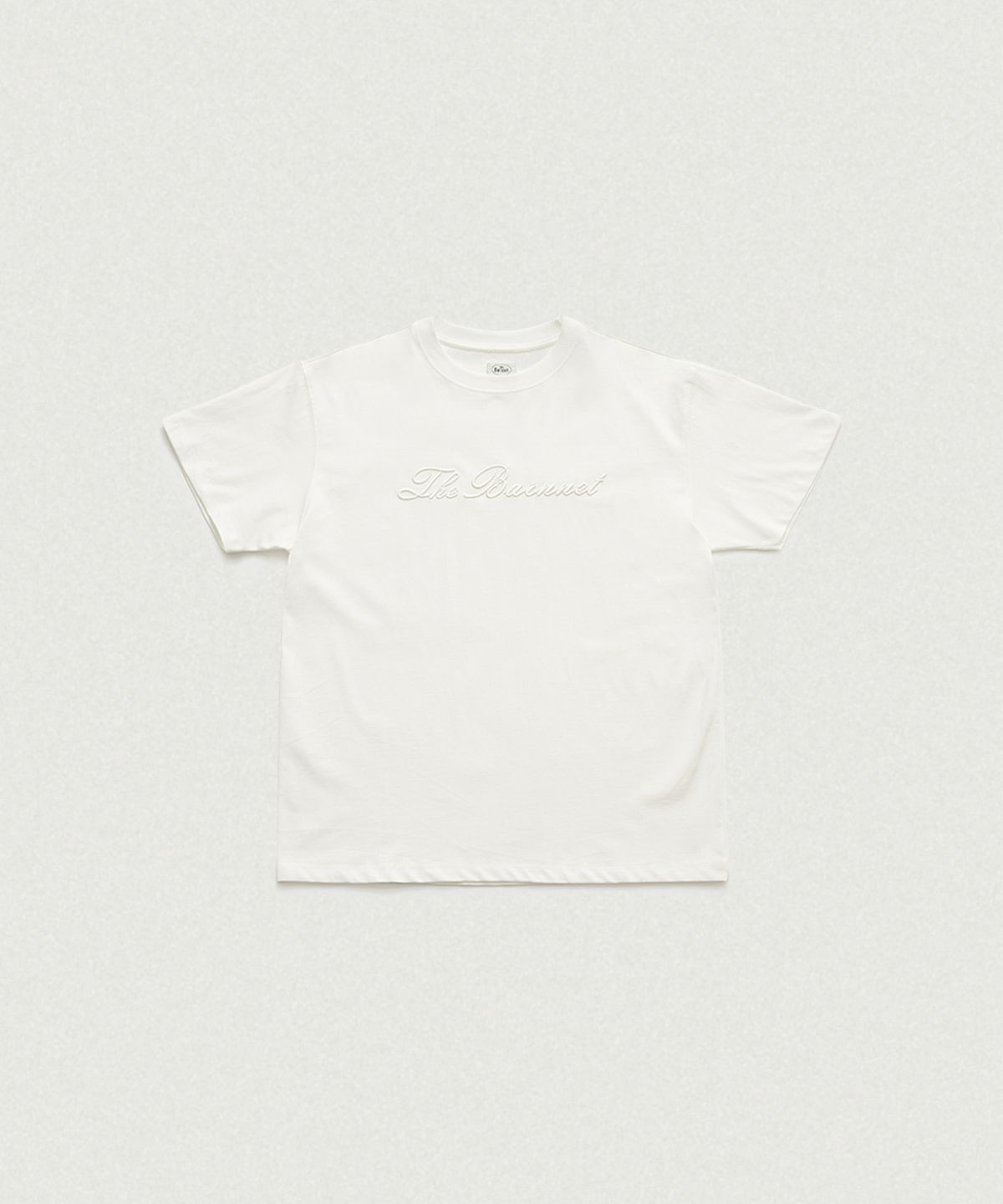 더바넷(THEBARNNET) Benny Script Logo T-shirt_White