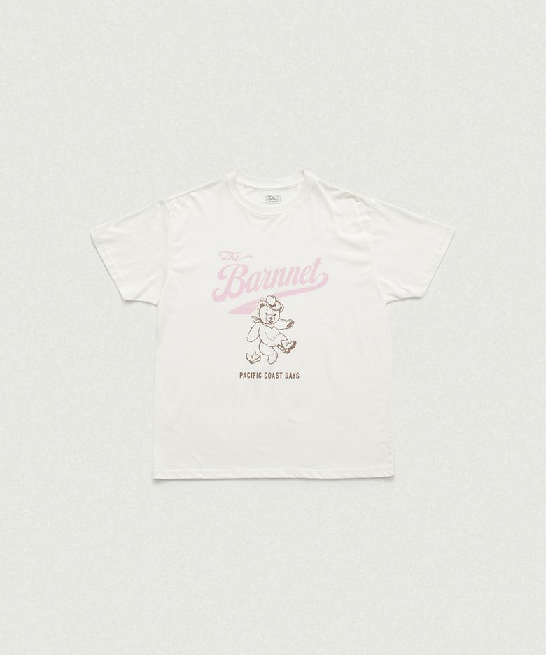Barnnet Swing Bear T-Shirt_Ivory