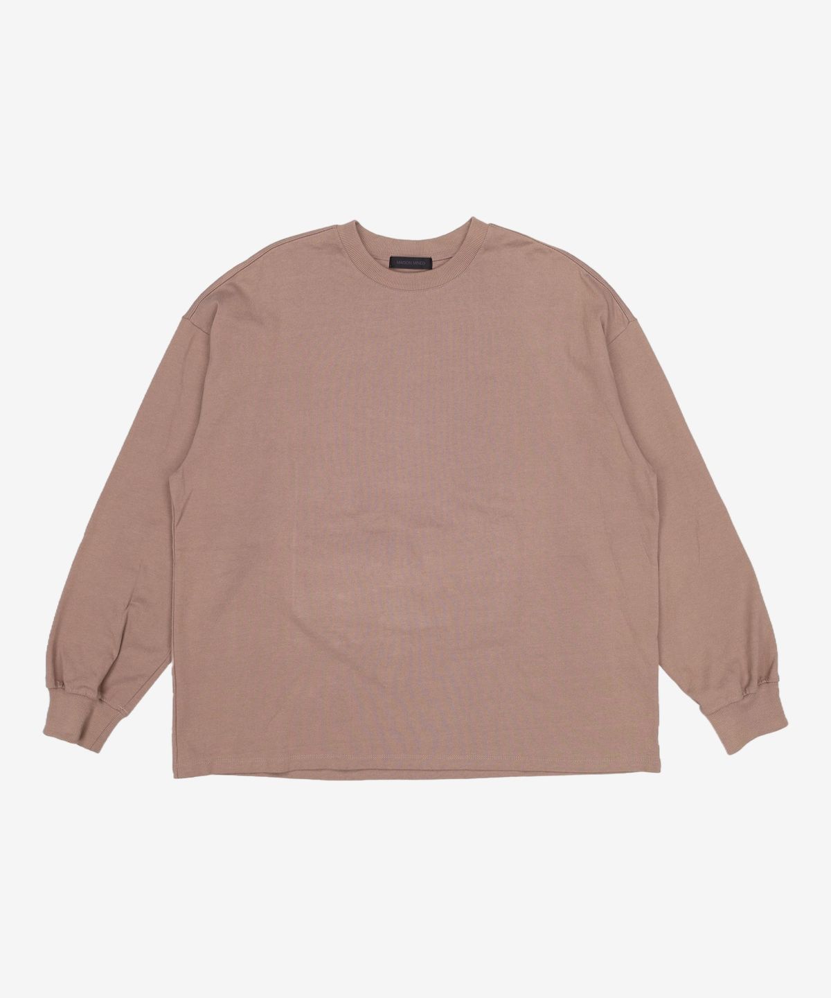 메종미네드(MAISON MINED) CAMERATA PATCH LONG SLEEVE BEIGE L