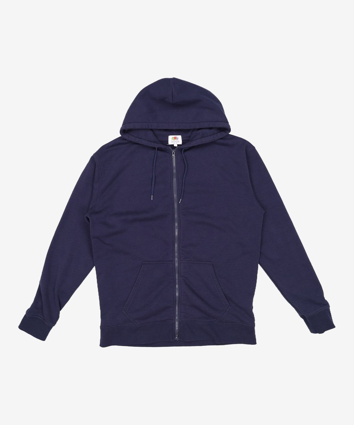 프룻오브더룸(FRUIT OF THE LOOM) WAPPEN HOOD ZIP-UP NAVY L