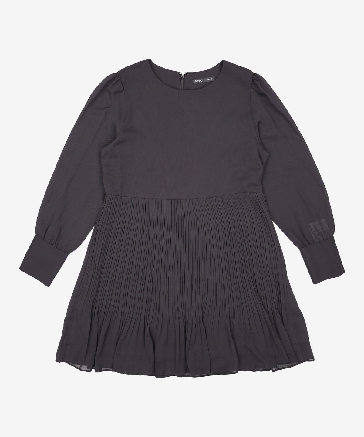 미쏘(MIXXO) 플리츠 미니 원피스 MIWOWB331G L
