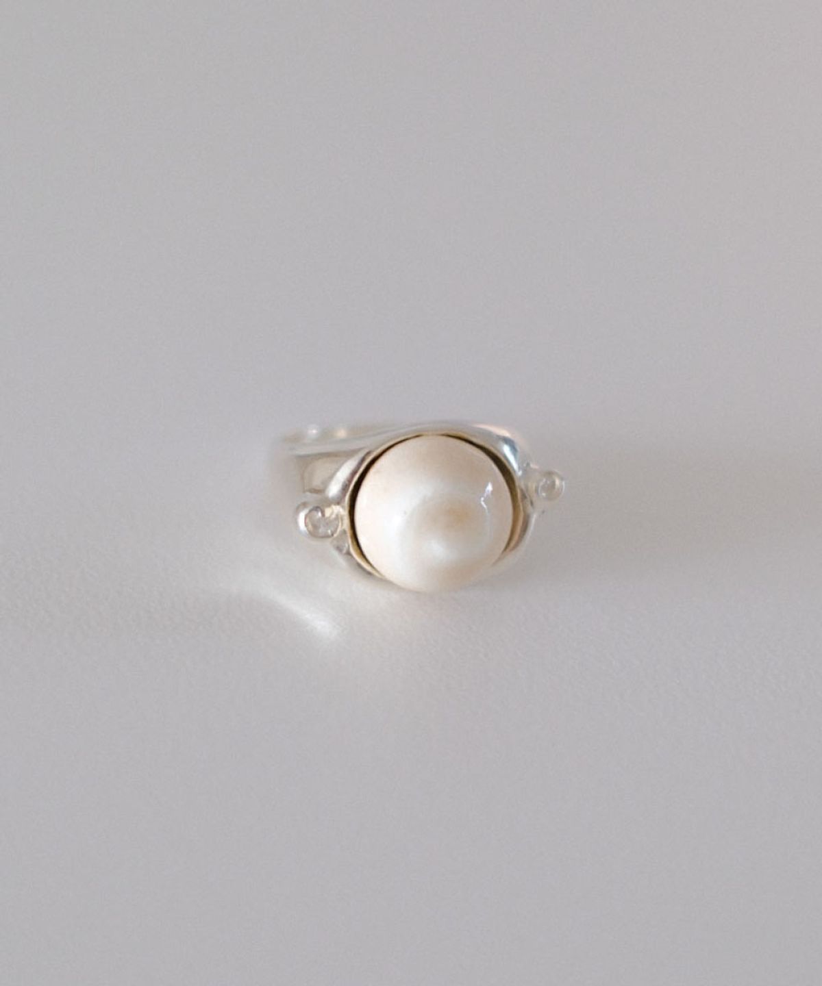 세이(SEI) spiral stone ring [sand]