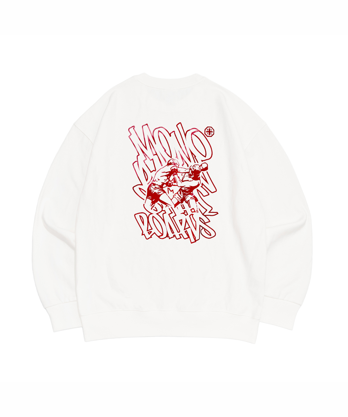모노파틴(MONOPATIN) tms bxng interlock oversized sweatshirt - off white II