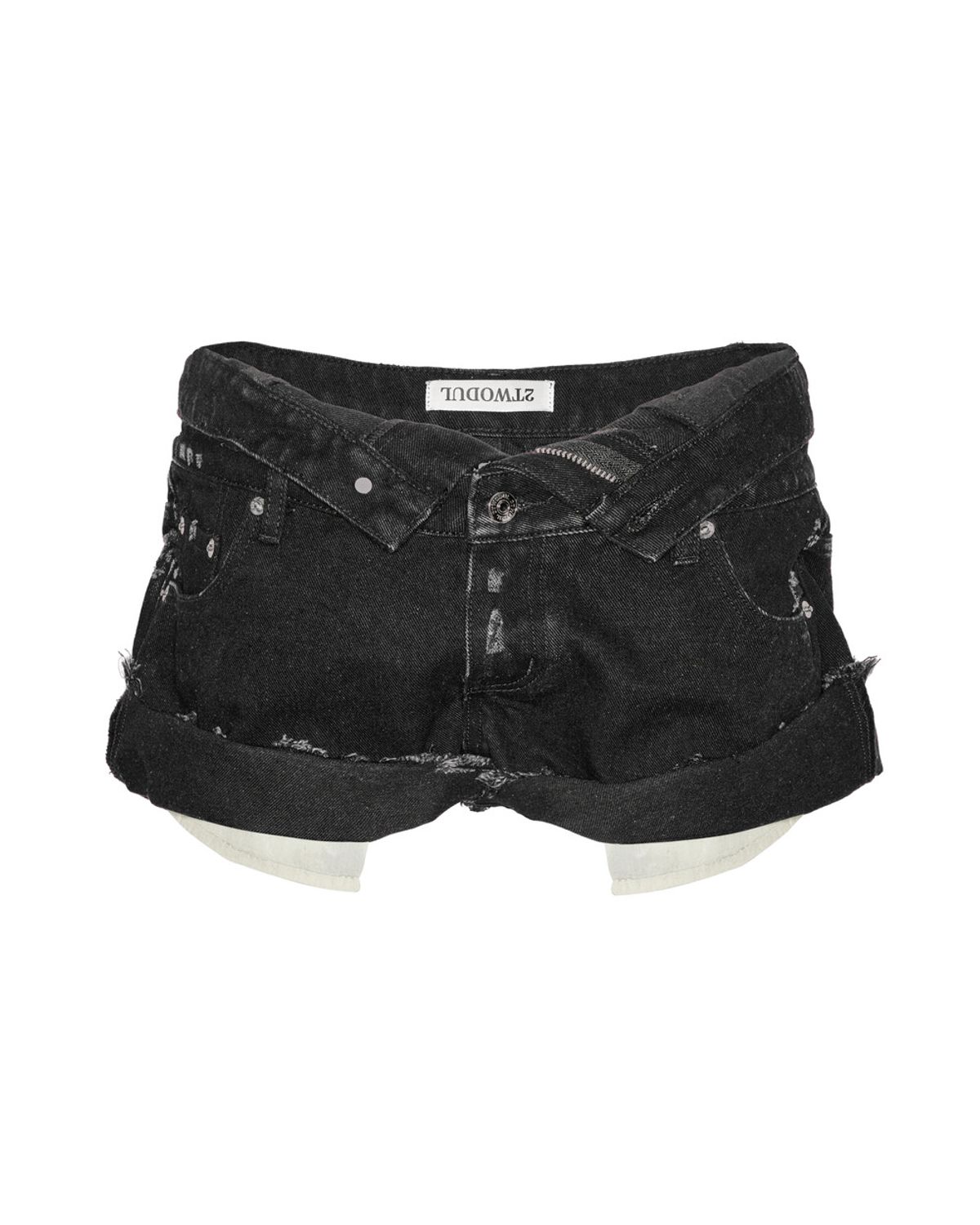 이투둘(222) LAYERED DENIM 003 (BLACK)