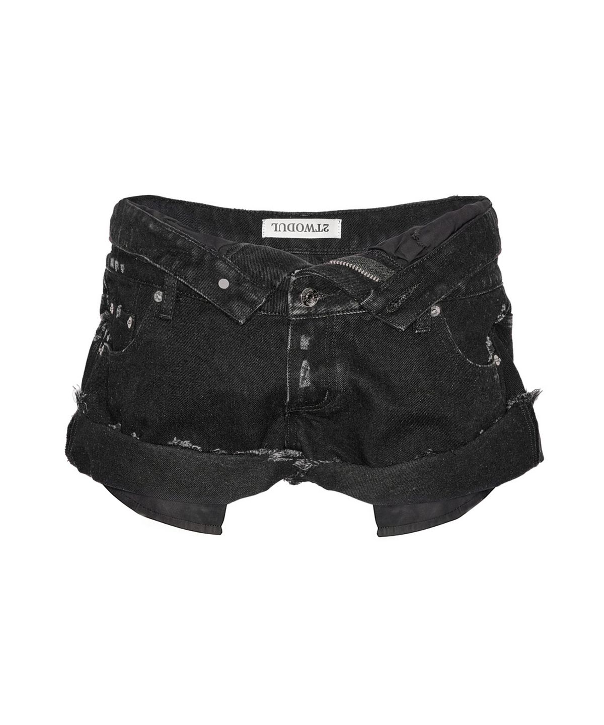 이투둘(222) LAYERED DENIM 003 (BLACK)