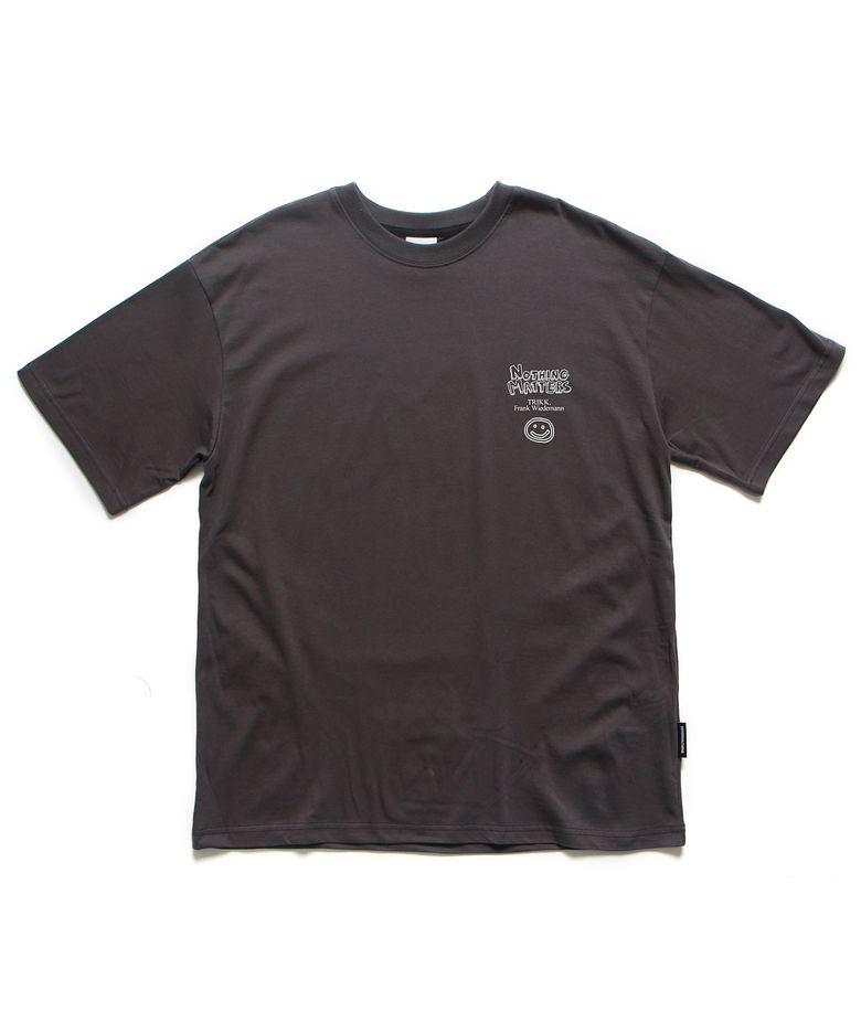 NMS 오버핏 티셔츠 차콜 (NMS T-SHIRT CHARCOAL)