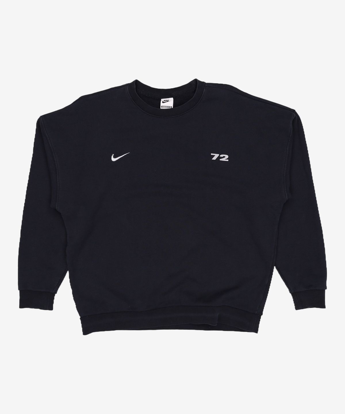 나이키(NIKE) 클럽 오버사이즈 크루넥 스웨트셔츠 M - 블랙:울프 그레이 / HQ2962-010 S