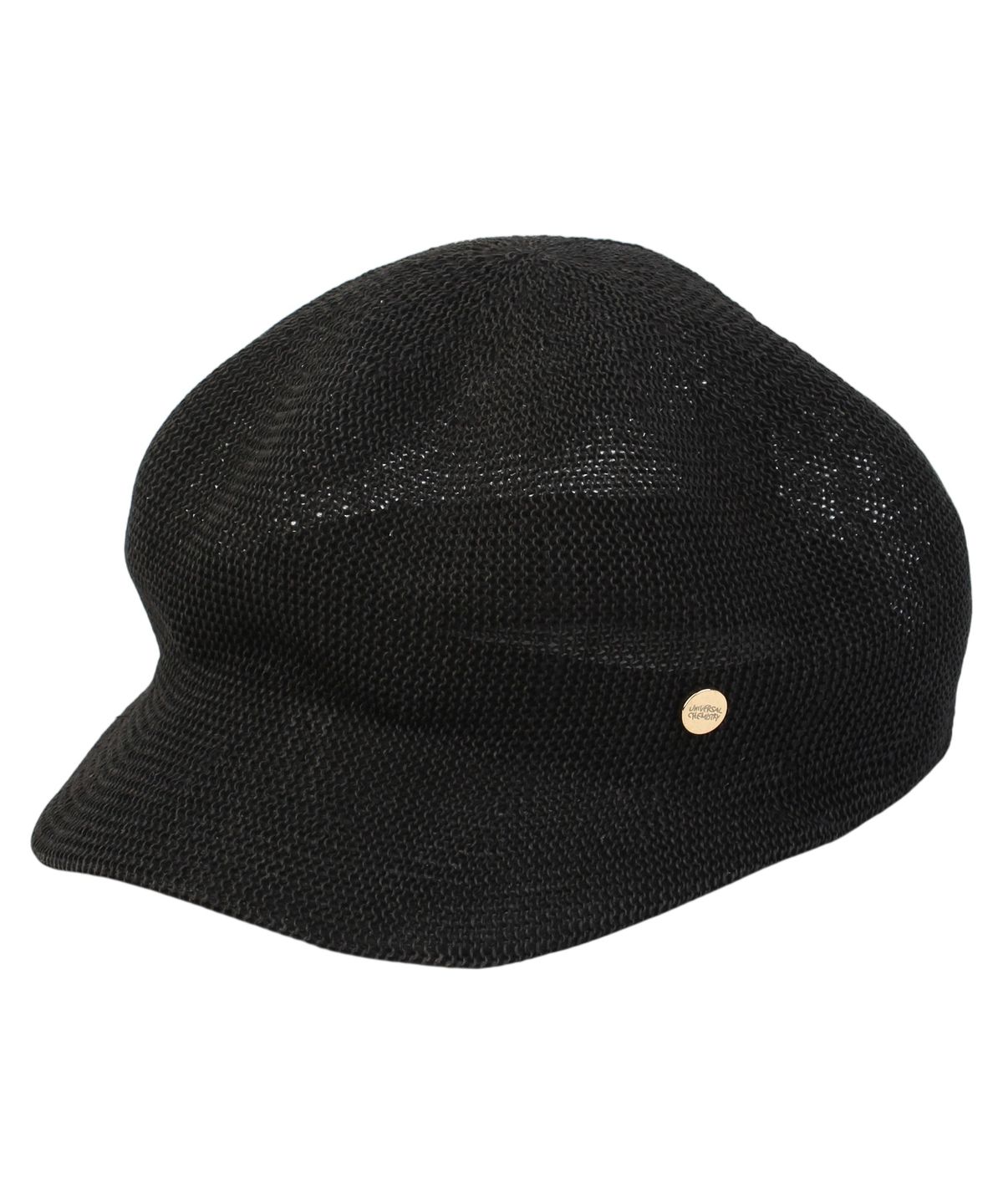 유니버셜 케미스트리(UNIVERSAL CHEMISTRY) Rome Summer Black Newsboy Cap 뉴스보이캡