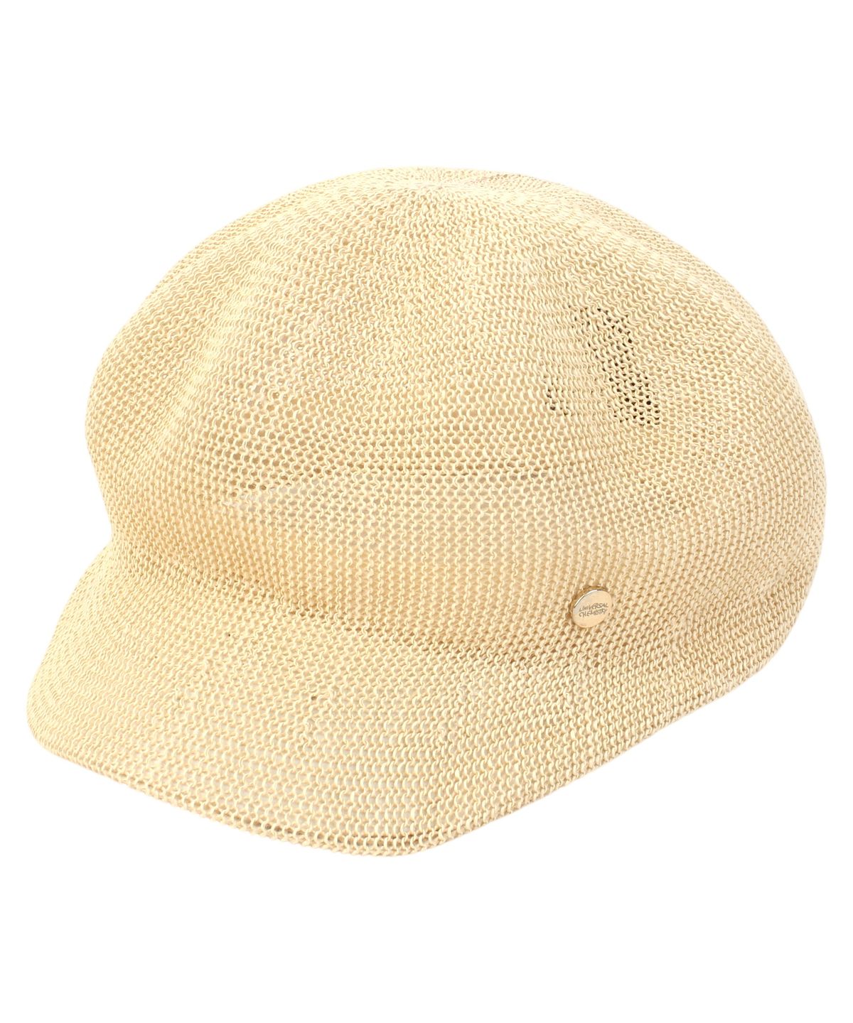 유니버셜 케미스트리(UNIVERSAL CHEMISTRY) Rome Summer Beige Newsboy Cap 뉴스보이캡