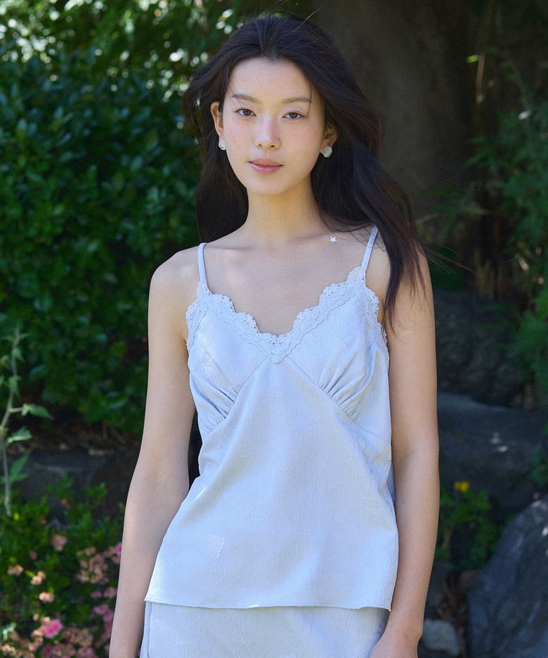 Jacquard satin bustier - sora