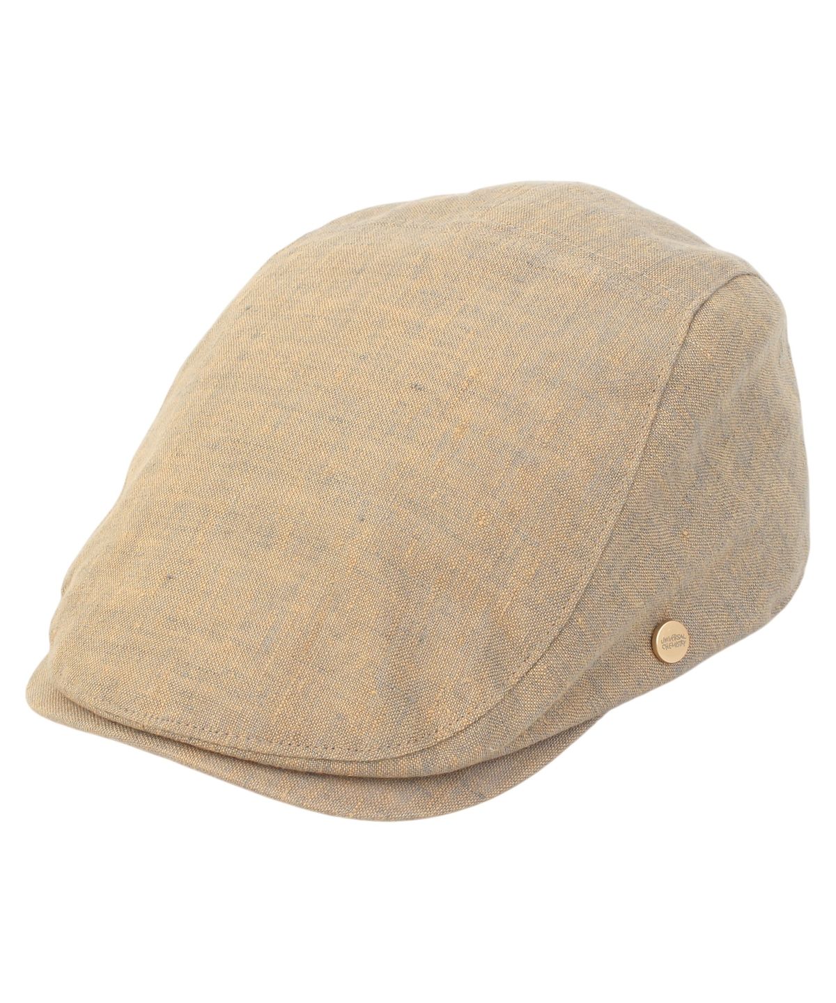 유니버셜 케미스트리(UNIVERSAL CHEMISTRY) Linen GD Logo Beige Huntingcap 헌팅캡