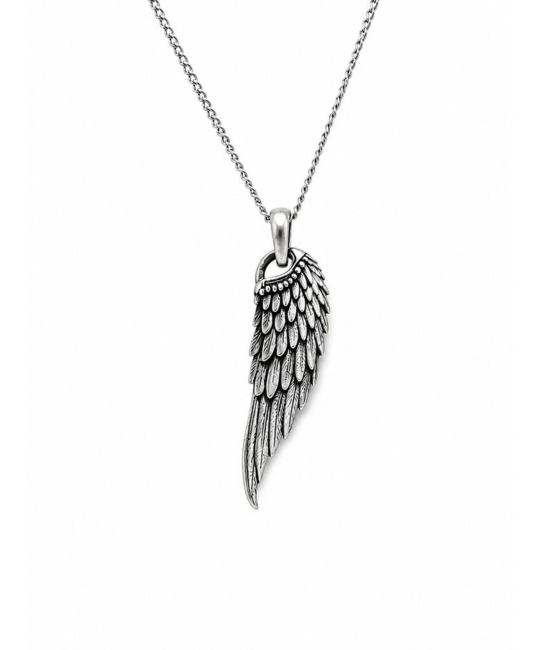 ARTWORK MUSEUM X PLUTUS FEATHER NECKLACE