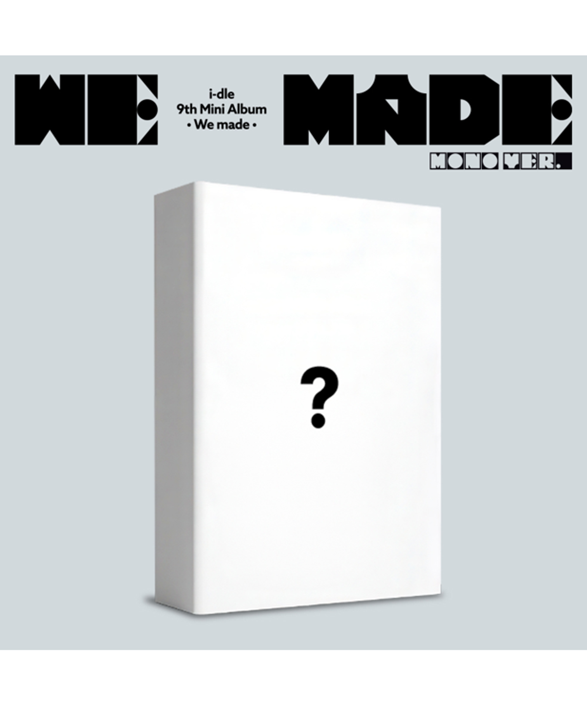 아이들(i-dle) i-dle (아이들) 9th Mini Album [We made] (Mono Ver.)
