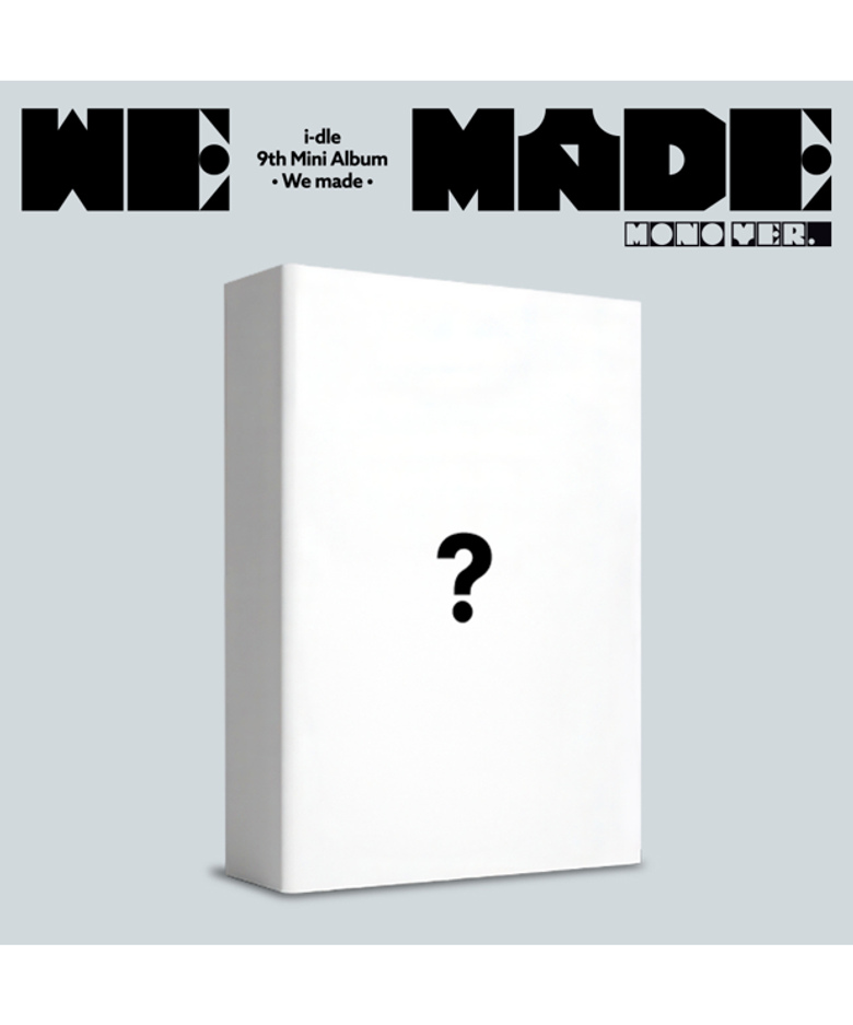 i-dle (아이들) 9th Mini Album [We made] (Mono Ver.)