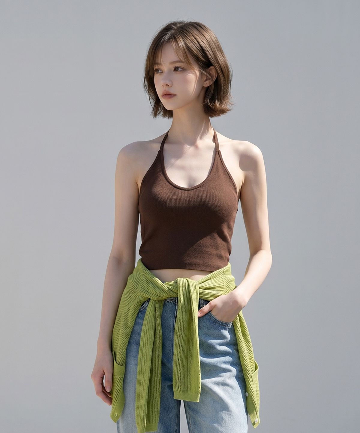 에이루브(ALUV) 슬림 홀터 나시 AASESL101A