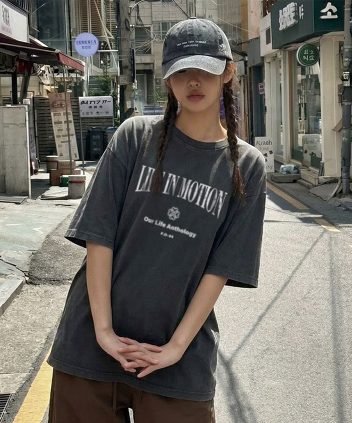 유라이프지(ULIFEZIP) 인모션 피그먼트 다잉 반팔 티셔츠 5 Color [ULZF_1002]