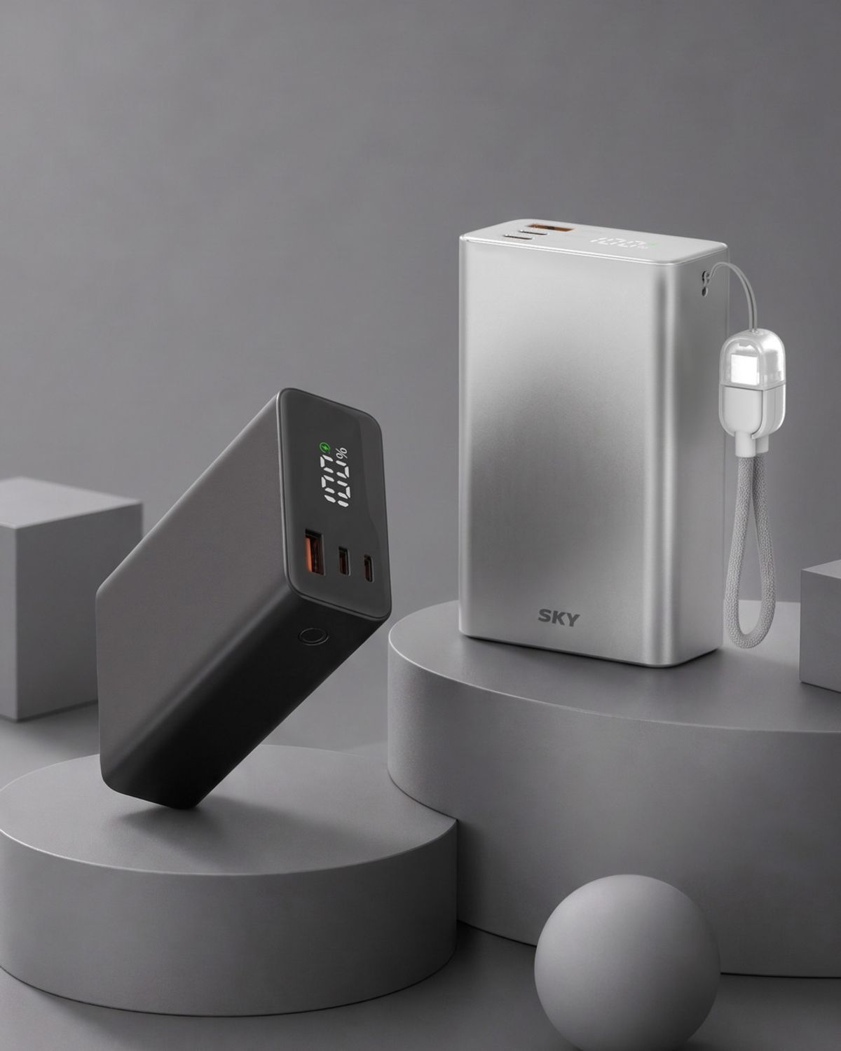 스카이(SKY) 필 솔리드 반고체 세이프 20000mAh PD QC 22.5W 보조배터리