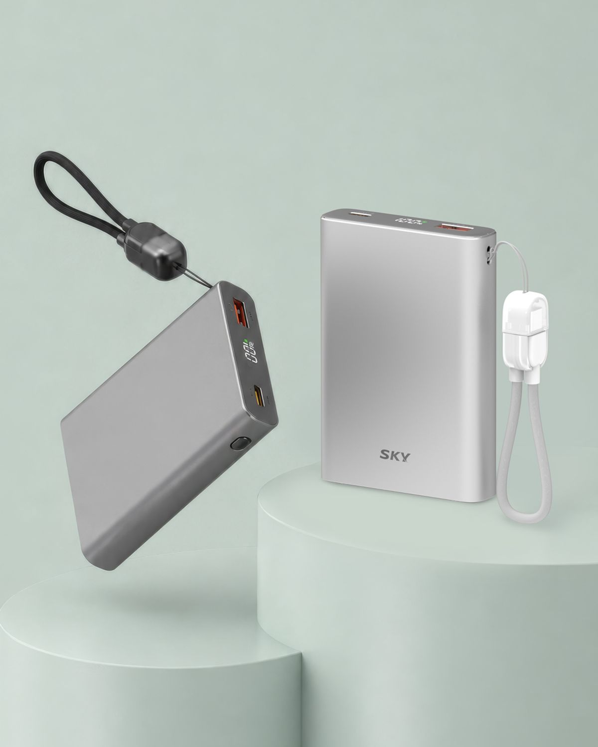 스카이(SKY) 필 솔리드 반고체 세이프 10000mAh PD QC 22.5W 보조배터리