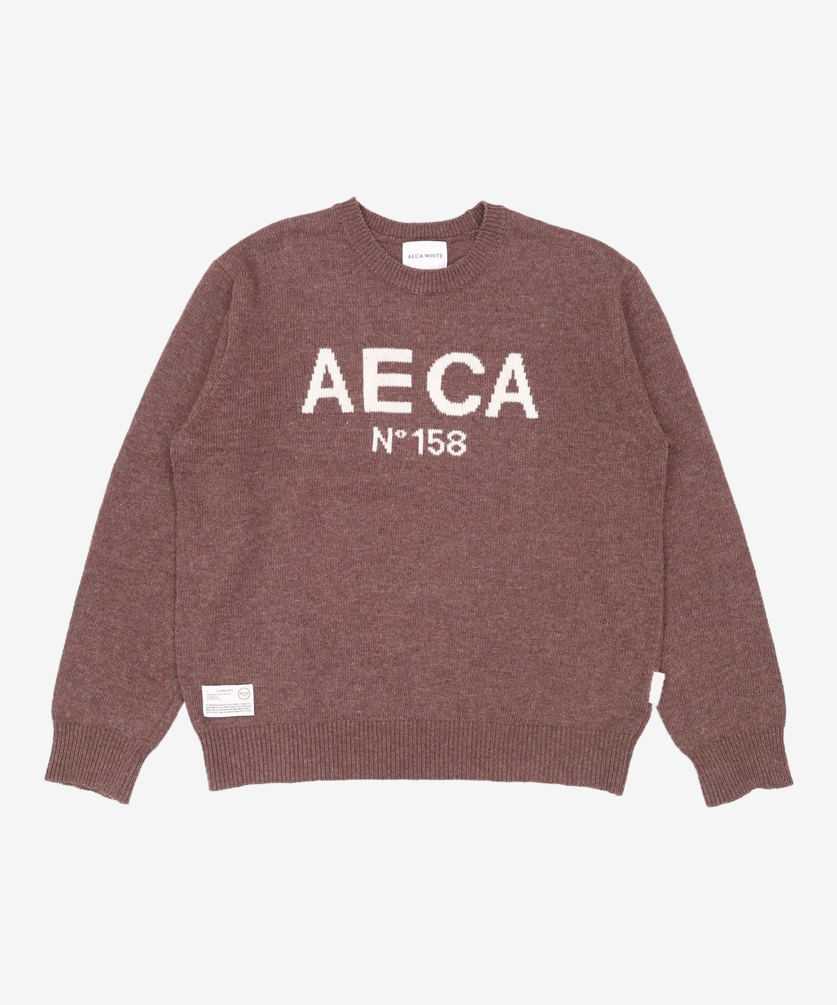 에이카화이트(AECA) AECA BIG LOGO WOOL KNIT [7color] L