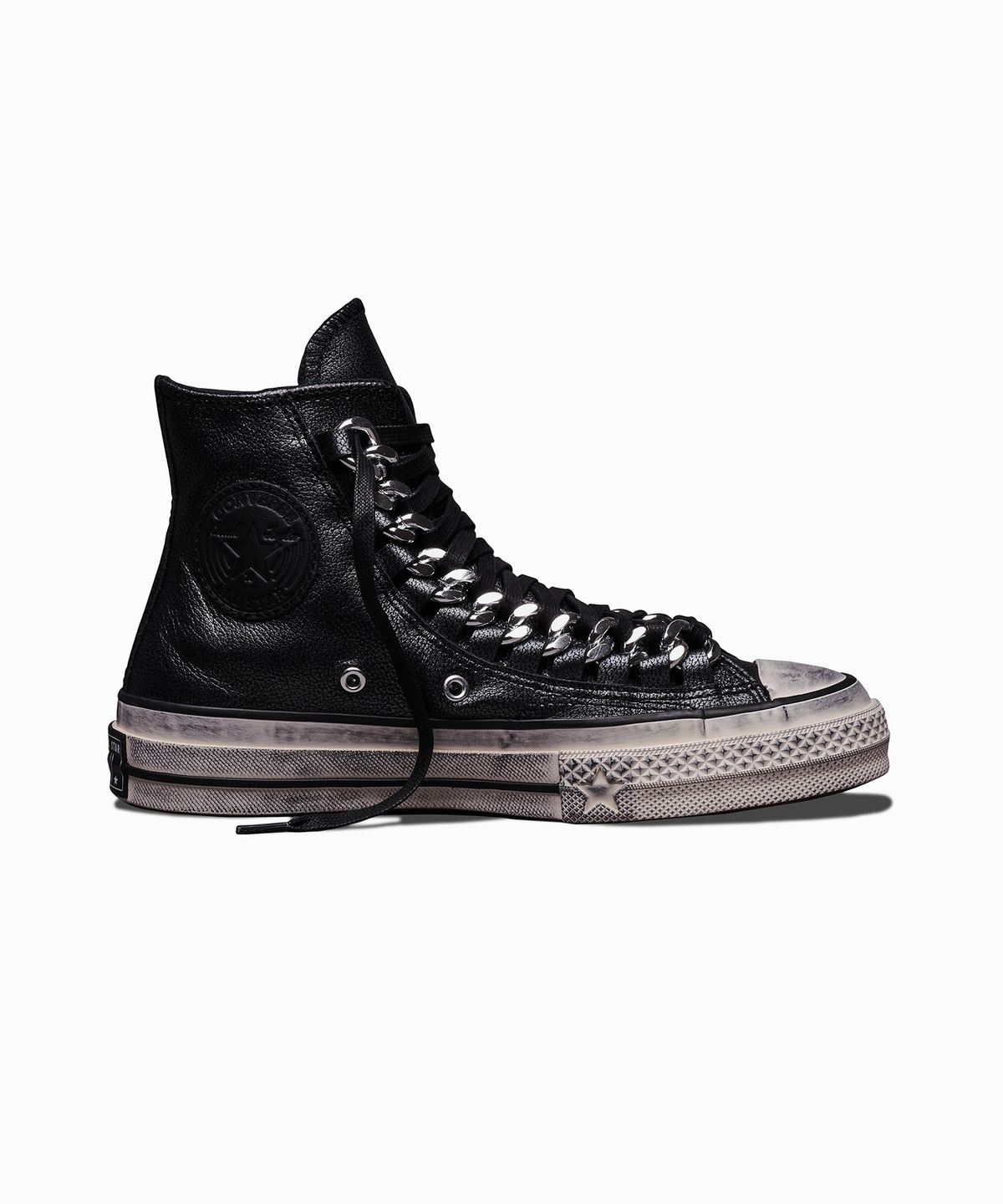 컨버스(CONVERSE) 척 70 X 레더 블랙 A24240C