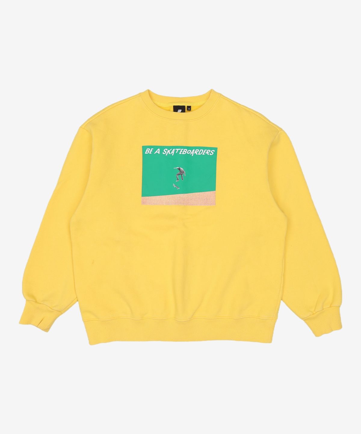 빈폴 스포츠(BEANPOLE SPORT) Unisex 옐로우 베이직 그래픽 맨투맨 (BO0941SA1E) 95