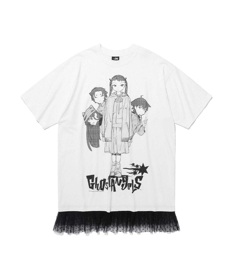 GHOST ANGELS LACE HEM LINE BIG BIG TEE_WHITE(NG2EFUT502A)