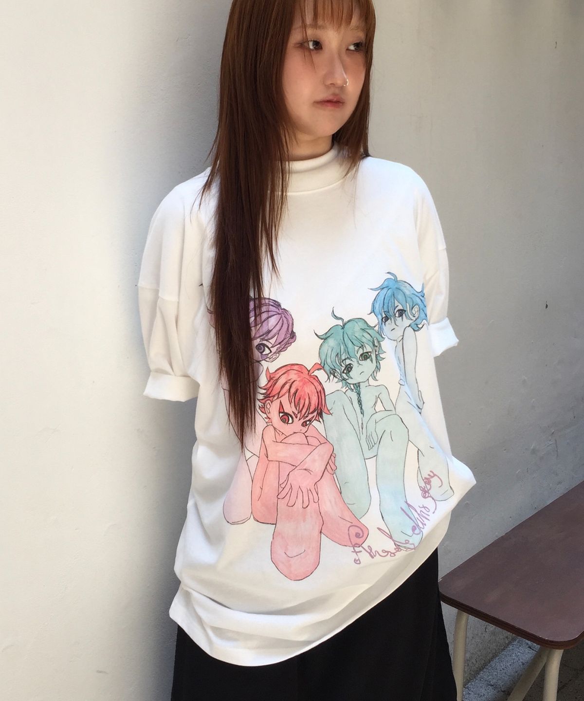 나이스고스트클럽(NICEGHOSTCLUB) NICEGHOSTCLUB 4ANGELS BIGBIG TEE_WHITE(NG2GMUT547F)