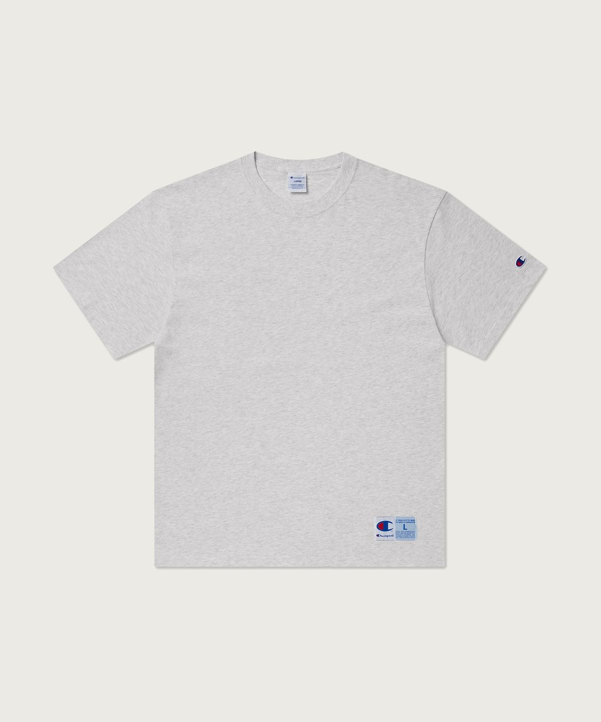 챔피온(CHAMPION) 조그택 반팔 티셔츠 Light Grey