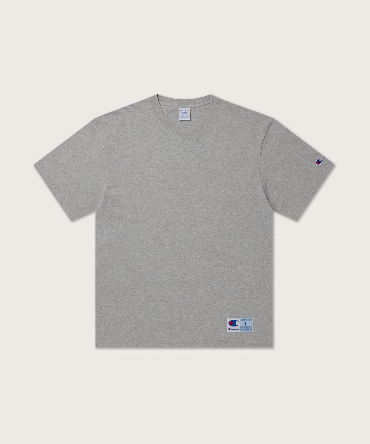 챔피온(CHAMPION) 조그택 반팔 티셔츠 GREY