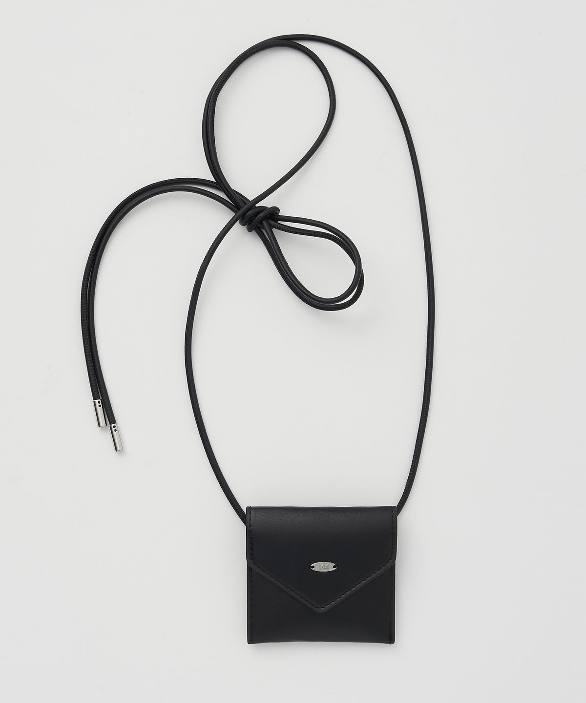 머지앤밍글(MERGE&MINGLE) Miel Micro Envelope Card Cross Bag (Black)