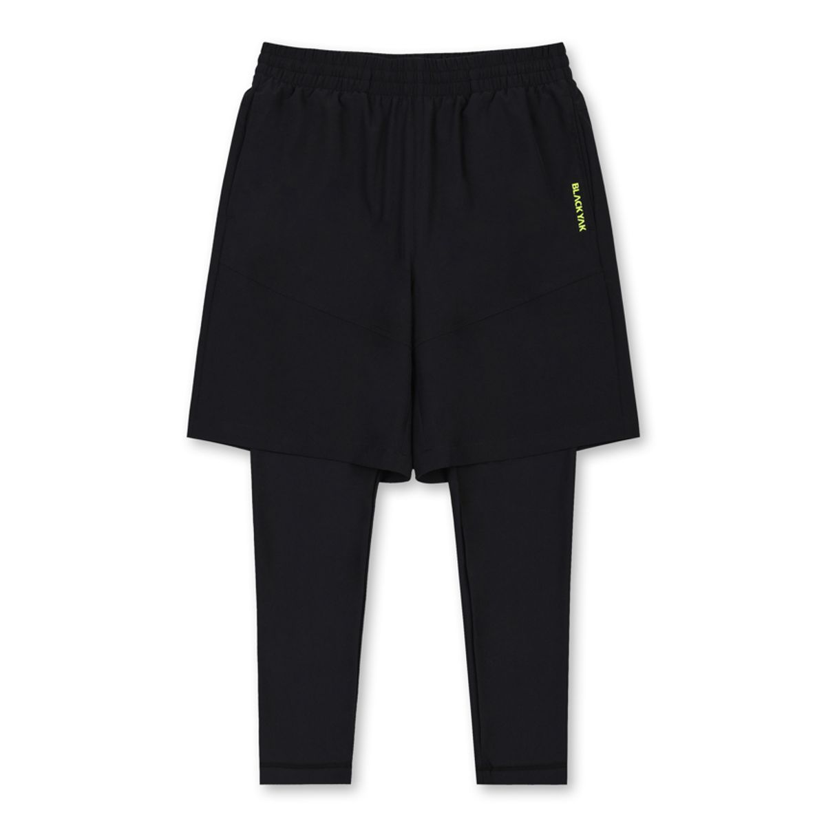블랙야크 키즈(BLACK YAK KIDS) UV 5부 레이어드 스윔팬츠_BK