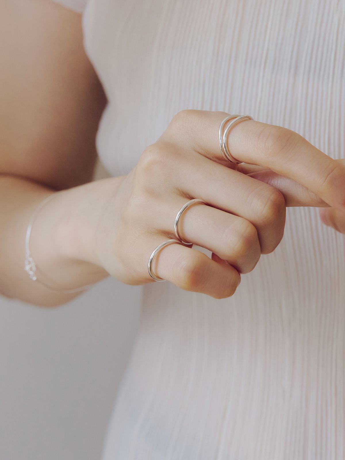 이너프(ENUFF) (silver 925) Nuo essential ring_S