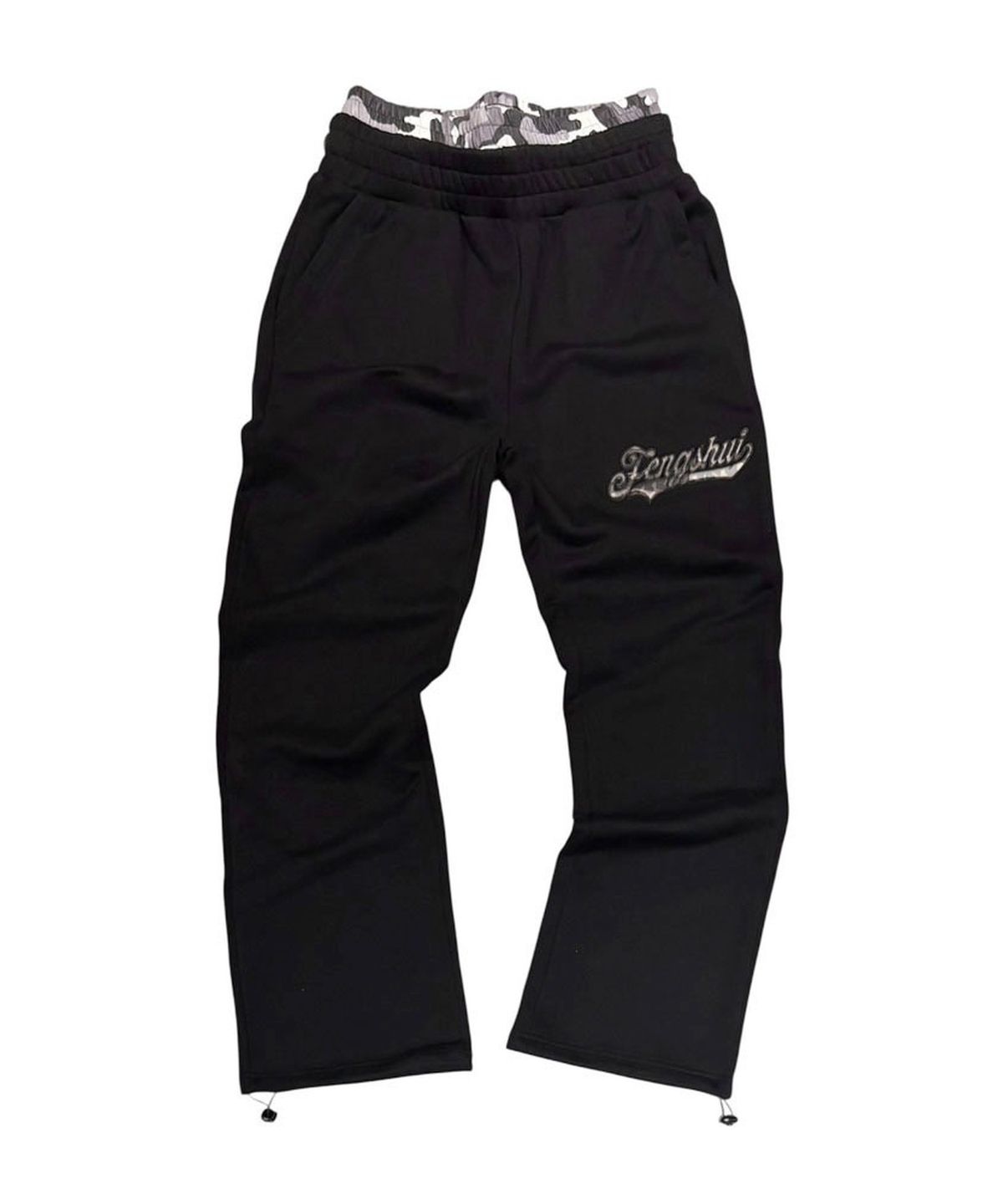 펑쉐이(FENGSHUI) Fengshui Snow Camo sagging sweatpants