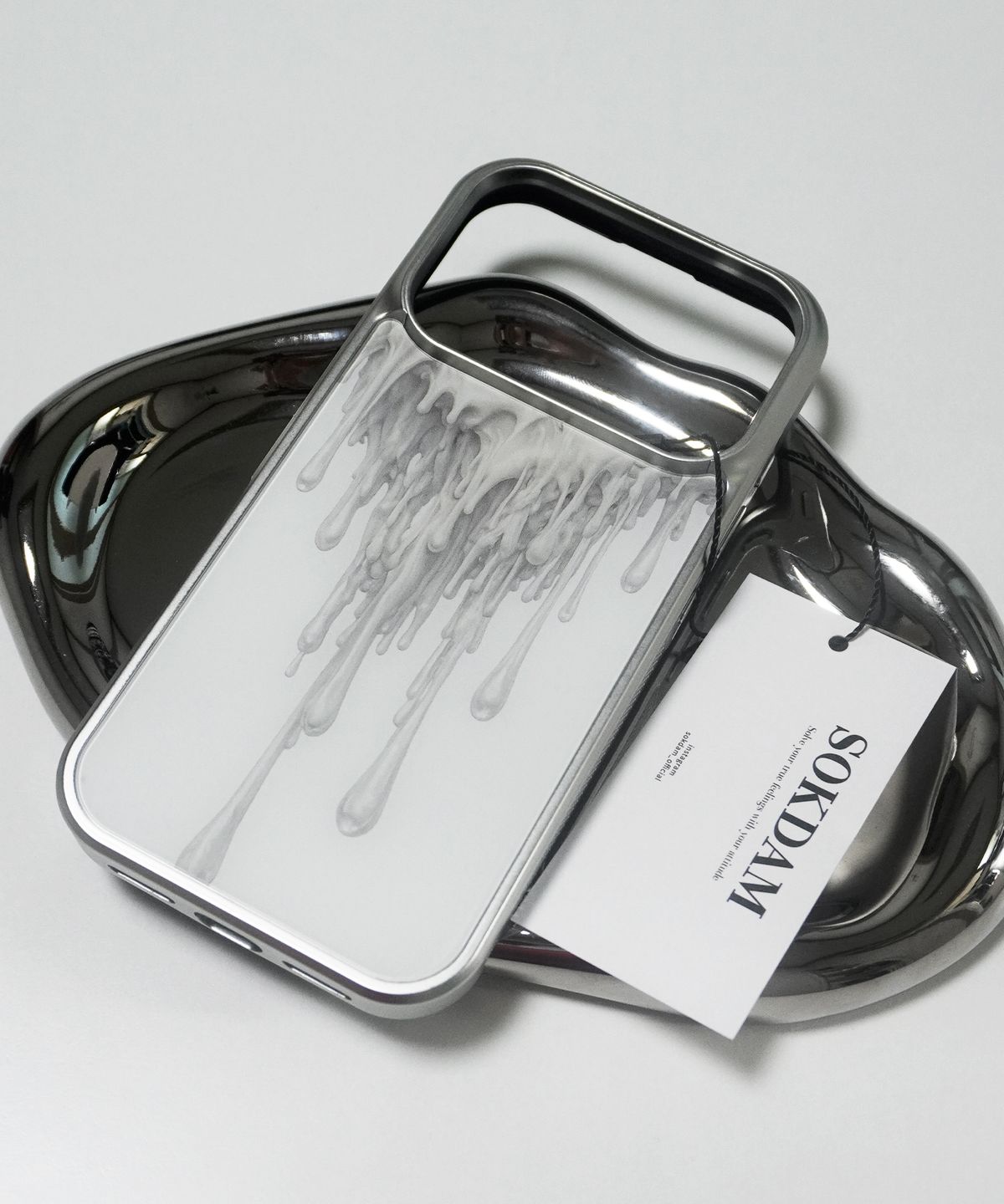 속담(SOKDAM) 촛농의 길 silver bumper case (glass/magsafe)