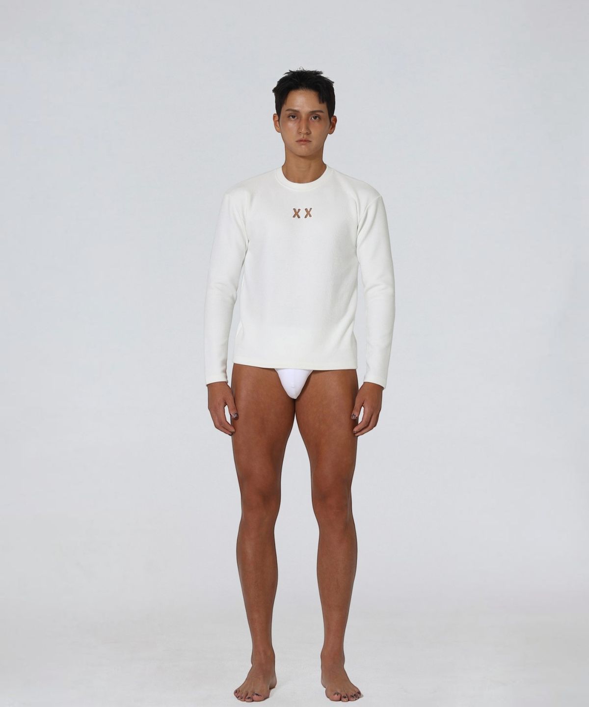 엑세스(XX) XX Cut-out Long Sleeve White