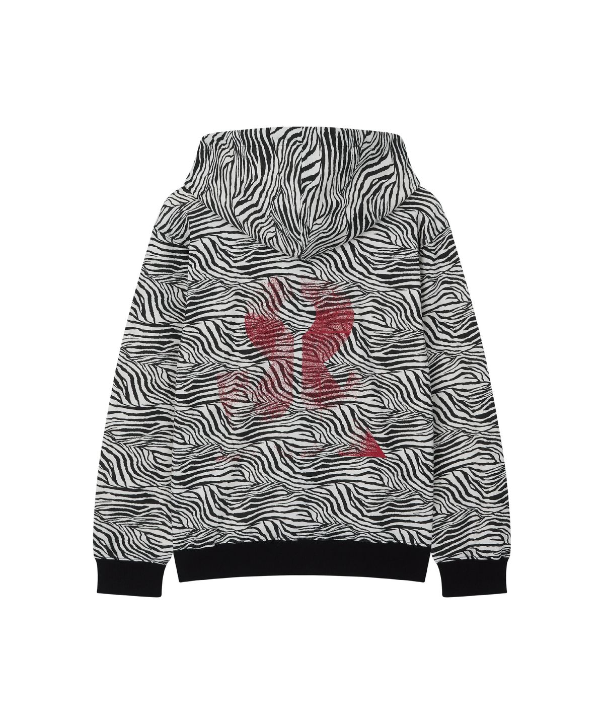 하프앤하프(HALF AND HALF) Zebra Hooded Zip Up