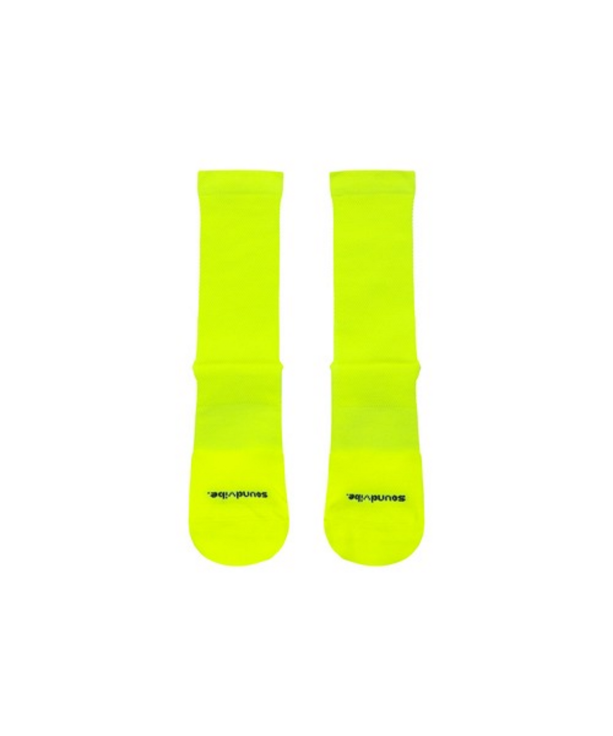 사운드바이브(SOUNDVIBE) 반사 러닝 삭스 - Neon Yellow