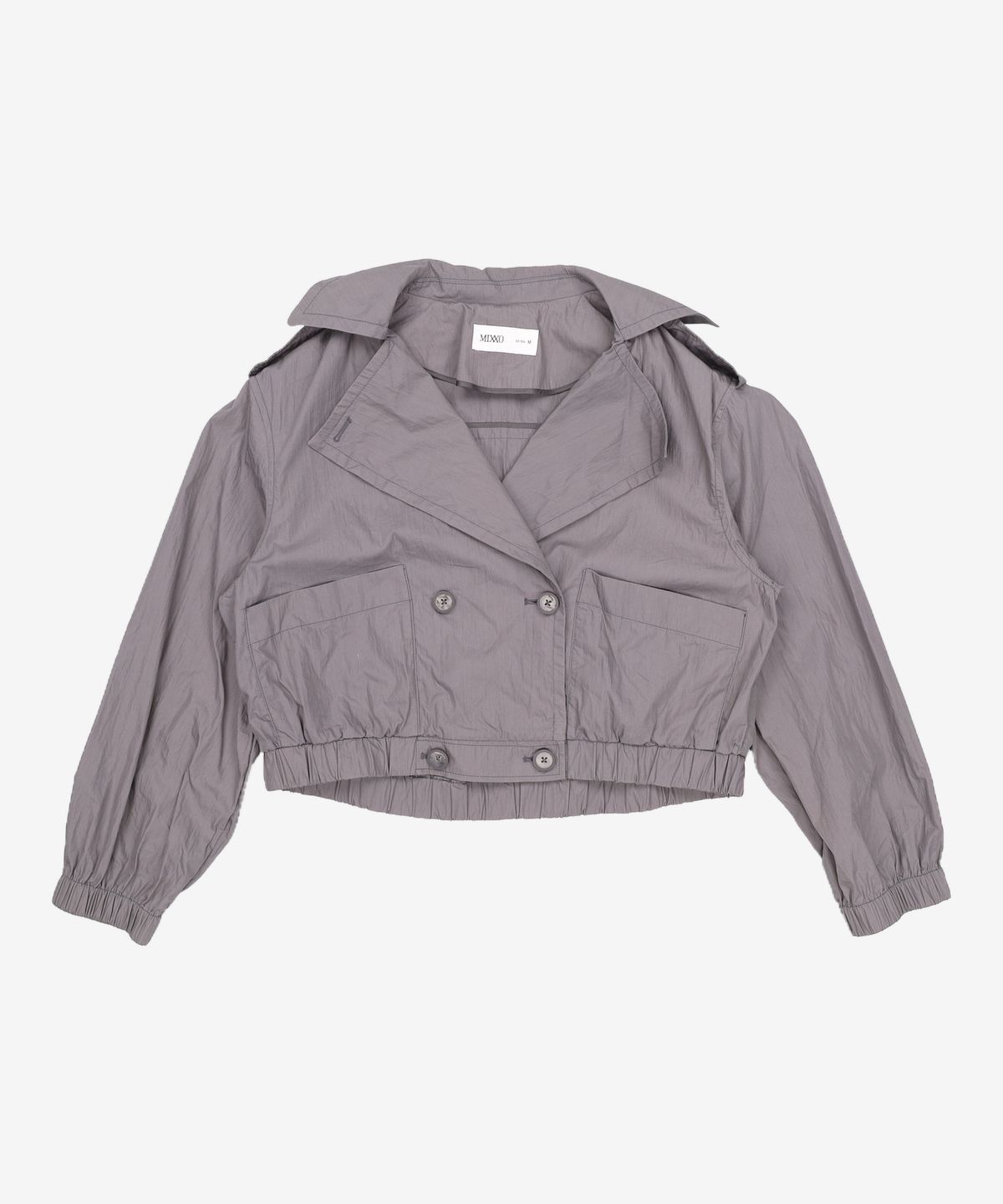 미쏘(MIXXO) 테일러드 더블버튼 크롭 점퍼 MIWJJC425G M
