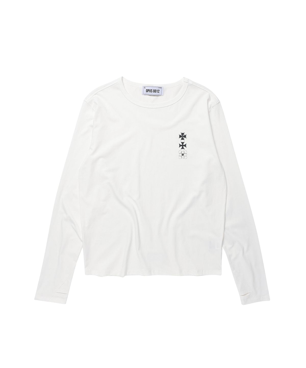 오퍼스 0012(OPUS 0012) Op. 07 SIG LONG SLEEVE WHITE
