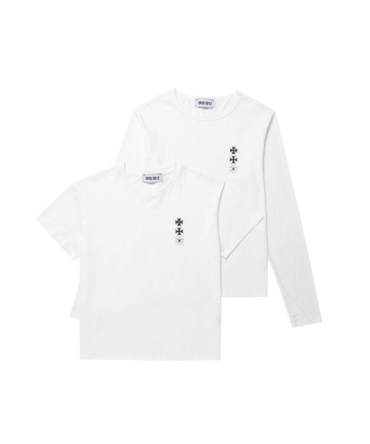 오퍼스 0012(OPUS 0012) [2 PACK] Op. 14 SIG T-SHIRT WHITE