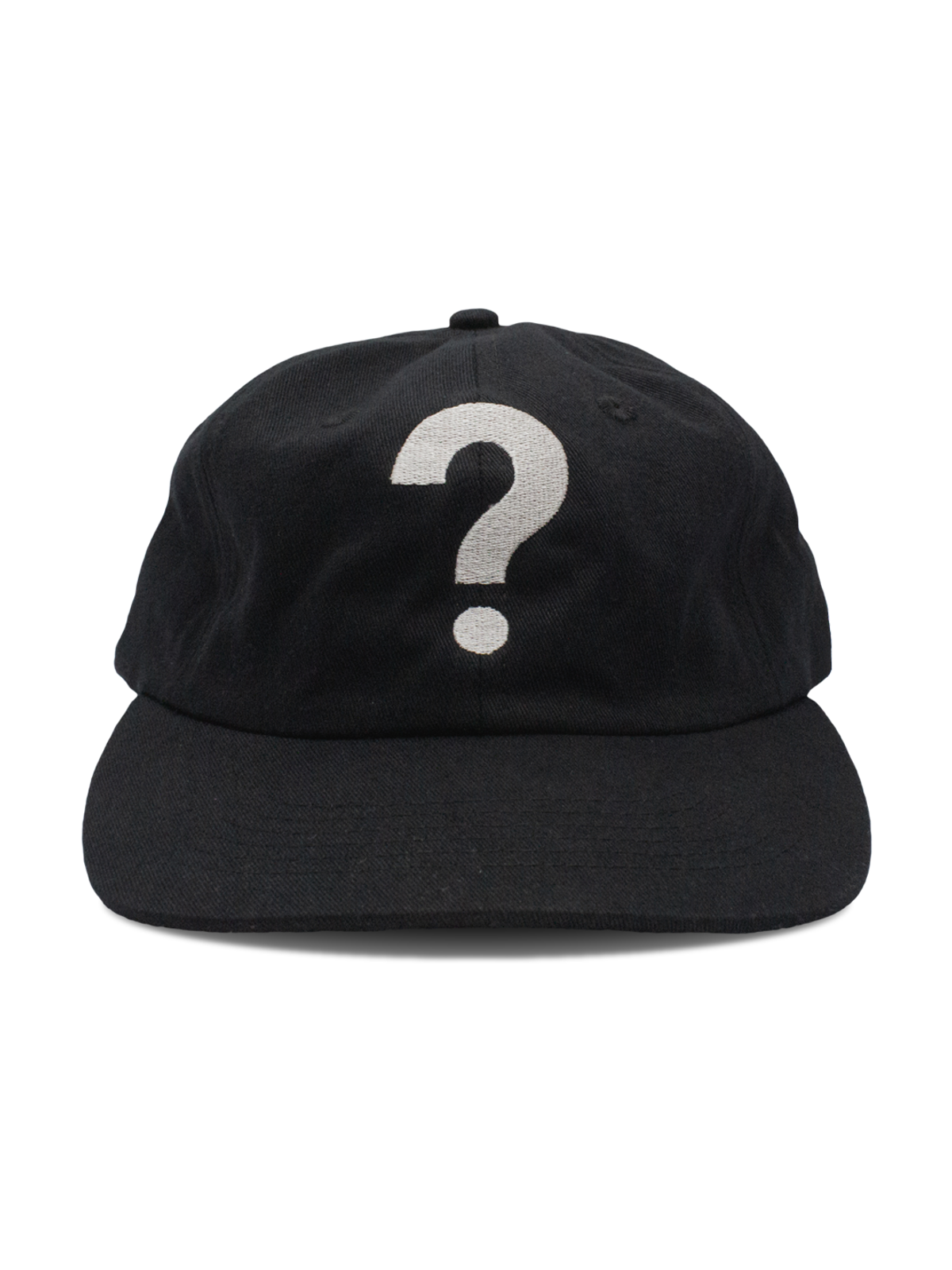 미디엄스(MEDIUMS) I Am So Confused Cap - Black(나는 너무 혼란스러워 캡/물음표 모자)