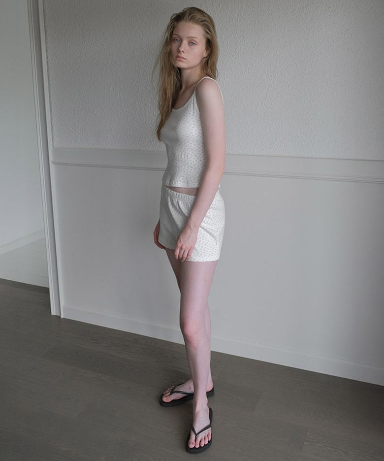 Lucy Eyelet Shorts - Ivory